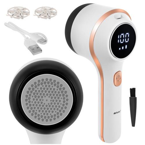 Aparat de curatat scame, wireless, 3 moduri functionare, 6 lame otel, LCD, 9500 rpm - imagine 14